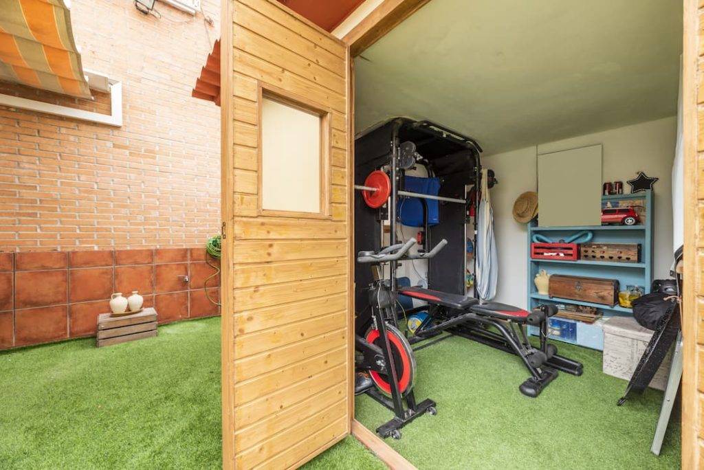 Home Gym In Shed
